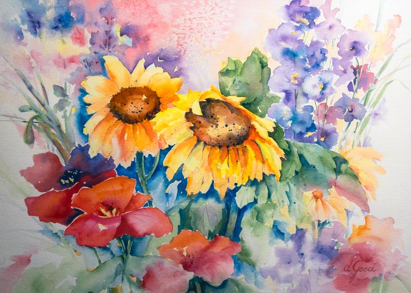 Sunflower Poppy Bunch